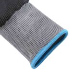 vidaXL Pracovné rukavice 12 pcs Šedá a čierna 9 / l Polyester – Obrázok 6