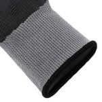 vidaXL Pracovné rukavice 12 pcs Šedá a čierna 10 / xl Polyester – Obrázok 6
