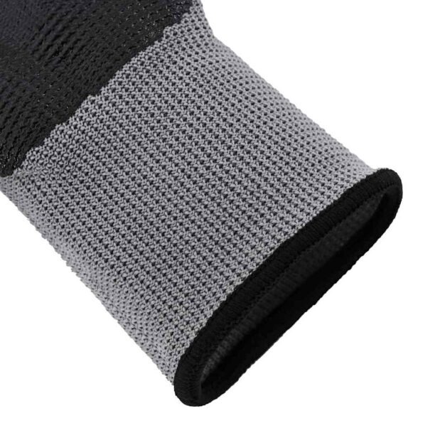 vidaXL Pracovné rukavice 24 pcs Šedá a čierna 10 / xl Polyester – Obrázok 6