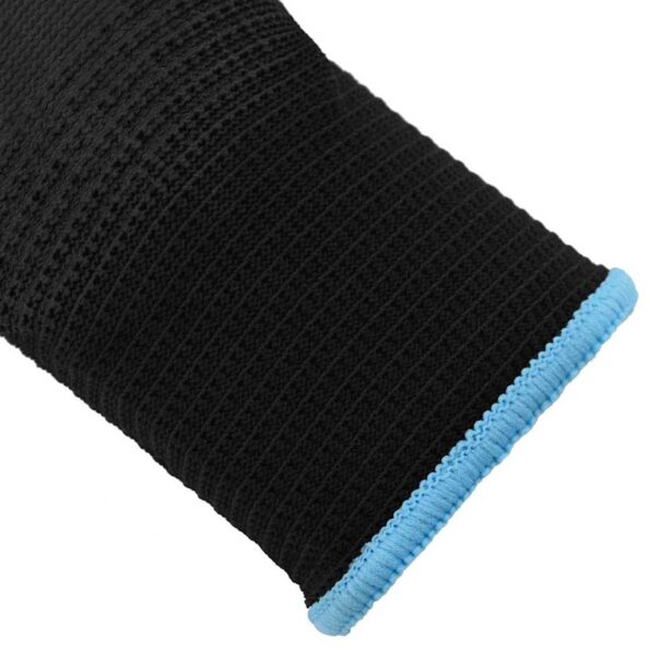 vidaXL Pracovné rukavice 12 pcs Čierna 9 / l Polyester – Obrázok 6