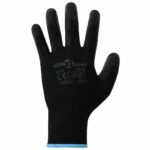 vidaXL Pracovné rukavice 24 pcs Čierna 9 / l Polyester – Obrázok 5