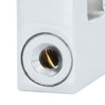 vidaXL Visiaci zámok 2 pcs Strieborná Oceľ – Obrázok 7
