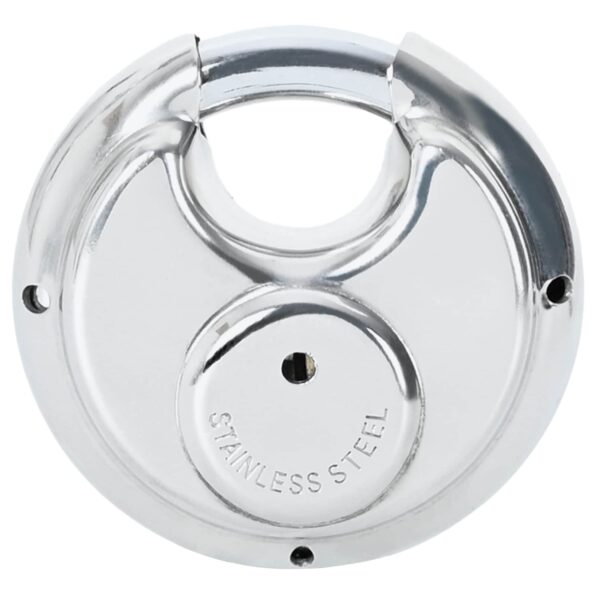 vidaXL Zámky na disk so kľúčmi 2 pcs Strieborná 6 x 2.3 x 6 cm – Obrázok 5