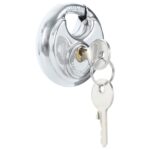 vidaXL Zámky na disk so kľúčmi 6 pcs Strieborná 7 x 2.4 x 7 cm – Obrázok 4
