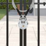 vidaXL Zámky na disk so kľúčmi 6 pcs Strieborná 8 x 2.8 x 8 cm – Obrázok 3