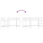 vidaXL Biela 75 x 190 cm – Obrázok 9