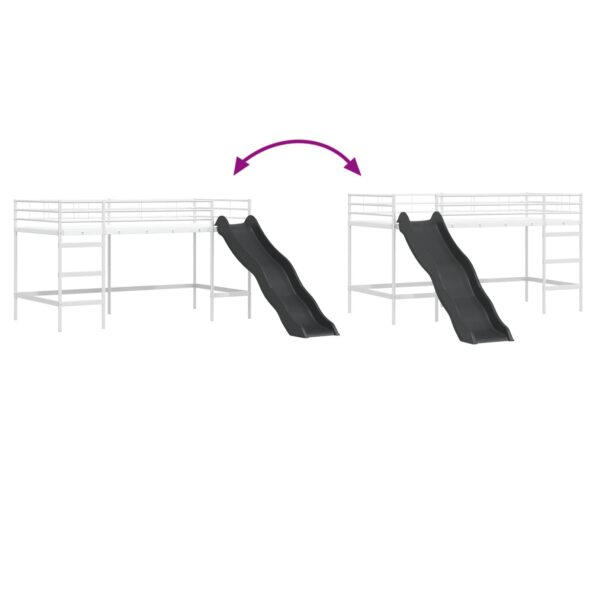 vidaXL Biela a antracitová 99,5 x 200 cm – Obrázok 10