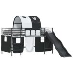 vidaXL Čierna 90 x 201 cm – Obrázok 2