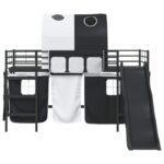 vidaXL Čierna 90 x 201 cm – Obrázok 6