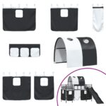 vidaXL Čierna 100 x 190 cm – Obrázok 7