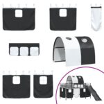 vidaXL Čierna 100 x 201 cm – Obrázok 7