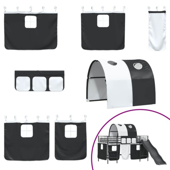 vidaXL Čierna 100 x 201 cm – Obrázok 7