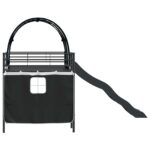 vidaXL Čierna 100 x 201 cm – Obrázok 9