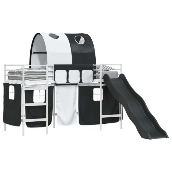 vidaXL Biela a čierna 75 x 190 cm – Obrázok 2