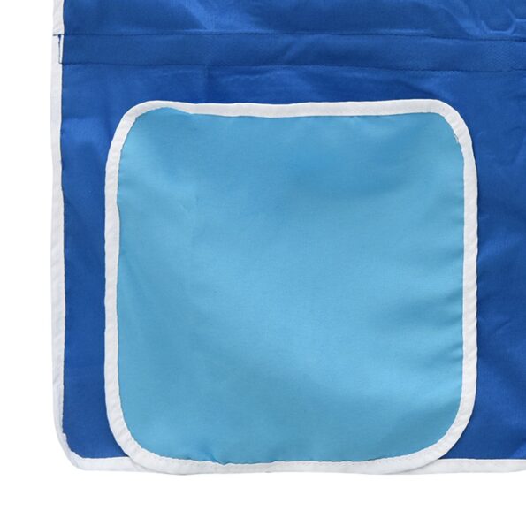 vidaXL Biela a modrá 80 x 201 cm – Obrázok 11