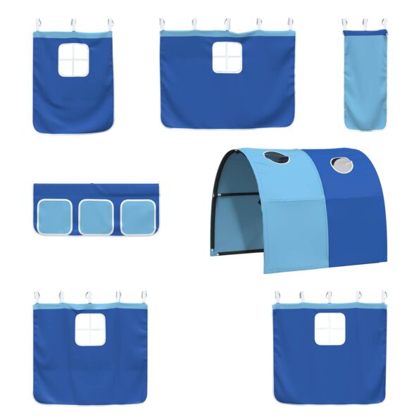 vidaXL Biela a modrá 100 x 190 cm – Obrázok 8