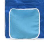 vidaXL Biela a modrá 100 x 201 cm – Obrázok 11