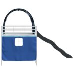 vidaXL Biela a modrá 100 x 201 cm – Obrázok 9