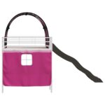 vidaXL Biela a ružová 90 x 201 cm – Obrázok 9