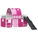 vidaXL Biela a ružová 100 x 201 cm – Obrázok 2