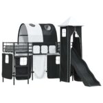 vidaXL Čierna 90 x 190 cm – Obrázok 2