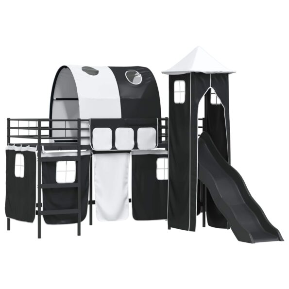 vidaXL Čierna 100 x 190 cm – Obrázok 4