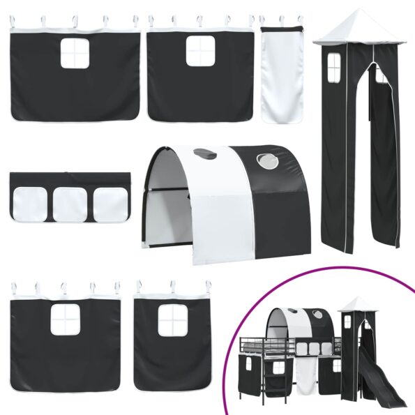 vidaXL Čierna 100 x 201 cm – Obrázok 7