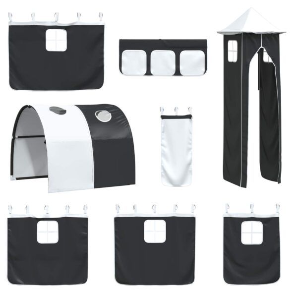 vidaXL Čierna 100 x 201 cm – Obrázok 8