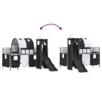 vidaXL Čierna 107 x 201 cm – Obrázok 12