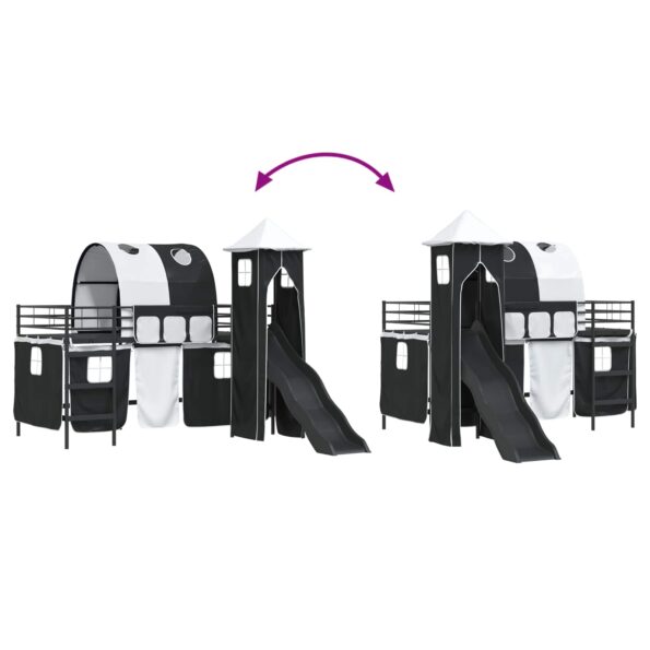 vidaXL Čierna 107 x 201 cm – Obrázok 12