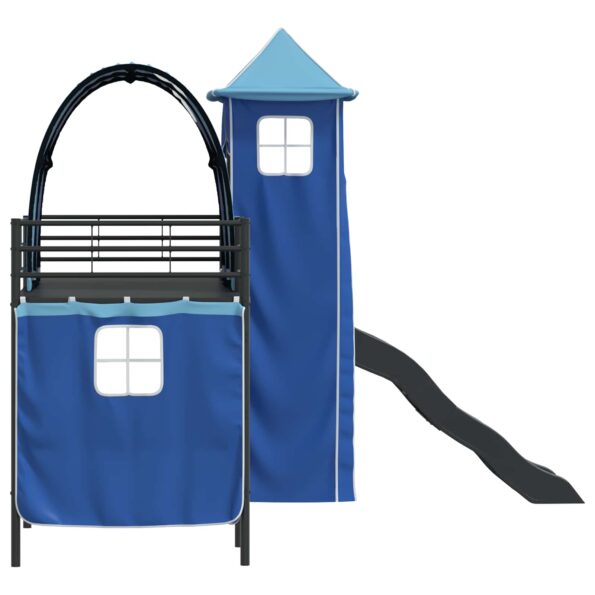 vidaXL Čierna a modrá 100 x 190 cm – Obrázok 9