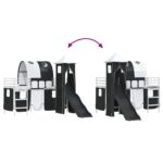 vidaXL Biela a čierna 74,5 x 190 cm – Obrázok 12