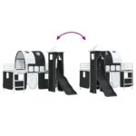 vidaXL Biela a čierna 79,5 x 200 cm – Obrázok 12