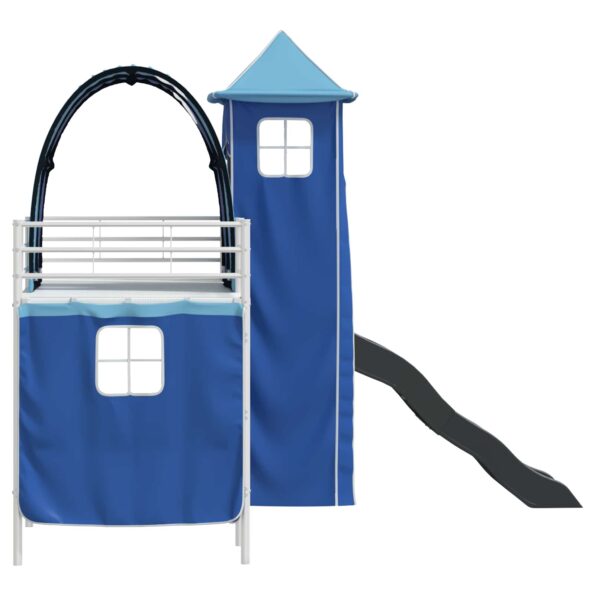 vidaXL Biela a modrá 74,5 x 190 cm – Obrázok 9