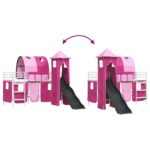 vidaXL Biela a ružová 99,5 x 190 cm – Obrázok 12