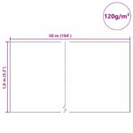 vidaXL Fleece na ochranu rastlín pred mrazom Biela 50 x 1,6 m – Obrázok 12