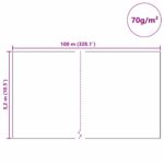 vidaXL Fleece na ochranu rastlín pred mrazom Zelená 100 x 3,2 m – Obrázok 12