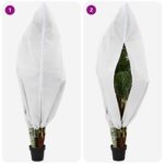 vidaXL Covers na fleece pre ochranu rastlín pred mrazom 5 pcs Biela – Obrázok 10