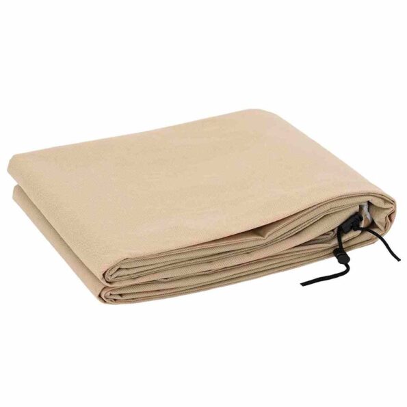 vidaXL Covers na fleece pre ochranu rastlín pred mrazom 5 pcs Béžová – Obrázok 2
