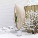 vidaXL Covers na fleece pre ochranu rastlín pred mrazom 5 pcs Béžová – Obrázok 5