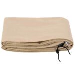 vidaXL Covers na fleece pre ochranu rastlín pred mrazom 5 pcs Béžová – Obrázok 7