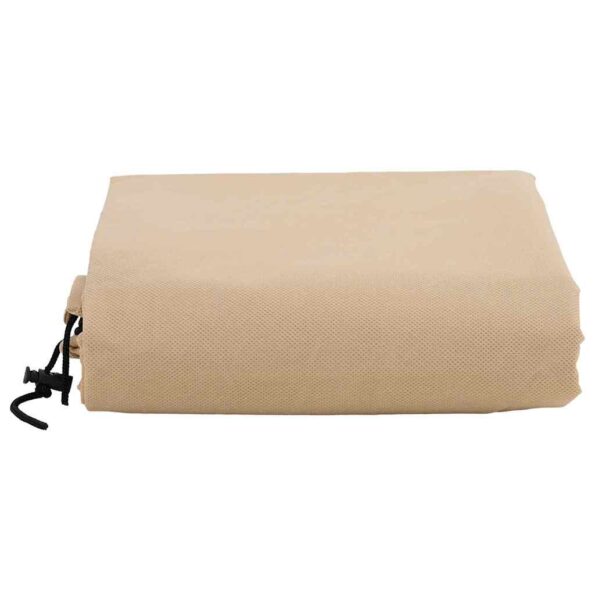 vidaXL Covers na fleece pre ochranu rastlín pred mrazom 5 pcs Béžová – Obrázok 8