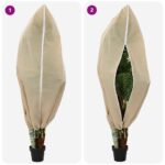 vidaXL Covers na fleece pre ochranu rastlín pred mrazom 5 pcs Béžová – Obrázok 10