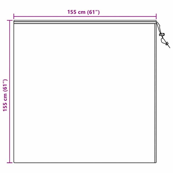 vidaXL Covers na fleece pre ochranu rastlín pred mrazom 5 pcs Béžová – Obrázok 12