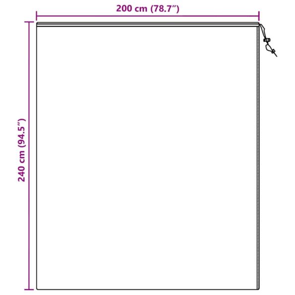 vidaXL Covers na fleece pre ochranu rastlín pred mrazom 3 pcs Biela – Obrázok 11