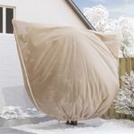 vidaXL Covers na fleece pre ochranu rastlín pred mrazom 3 pcs Béžová – Obrázok 5