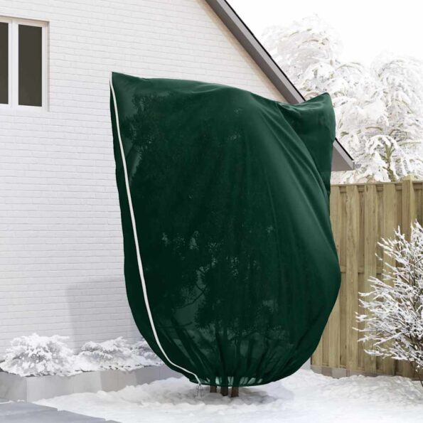 vidaXL Covers na fleece pre ochranu rastlín pred mrazom Zelená – Obrázok 5