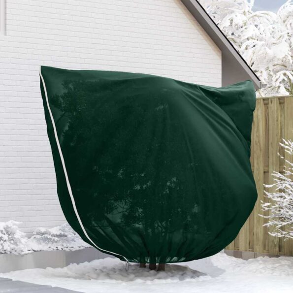 vidaXL Covers na fleece pre ochranu rastlín pred mrazom 3 pcs Zelená – Obrázok 5
