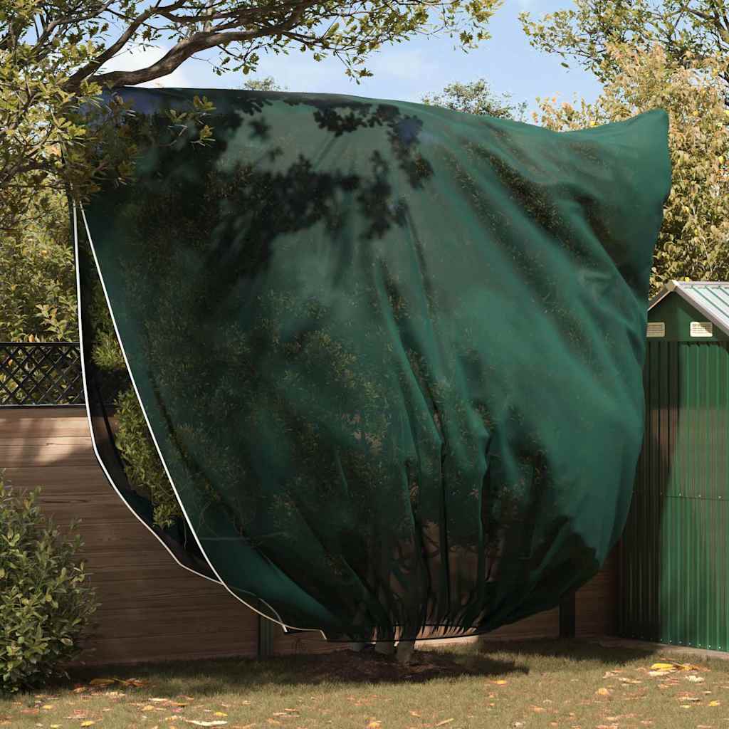 42021084_1.jpg vidaXL Covers na fleece pre ochranu rastlín pred mrazom 3 pcs Zelená – Obrázok 1