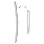 vidaXL Nakladacia rampy 2 pcs Strieborná 222 x 29 x 14 cm Hliník – Obrázok 11